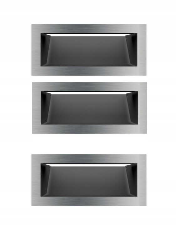 VENTILAČNÁ GRIL INOX  LUFT 9x20 3 KS