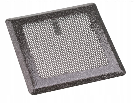 Vetracia mriežka - VENTILAČNÁ Mriežka KOMÍNOV 16x16 KOVOVÁ STRIEBRO