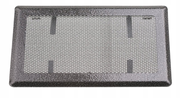 Vetracia mriežka - VENTILAČNÁ Mriežka KOVOVÝ KOMÍN 16X45 ŠEDÁ