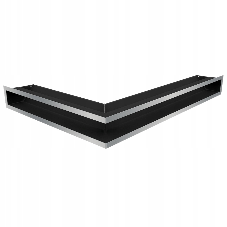 Rohová vetracia mriežka INOX LUFT 54,7x76,6x9