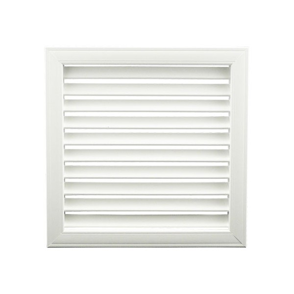 Vetracia mriežka – VENTILAČNÁ Mriežka PVC PEVNÁ SLEPÁ BIELA 600 mm