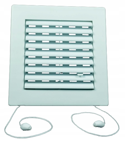 Vetracia mriežka - VENTILAČNÁ Mriežka S OKULIAROM 14x14 BIELA