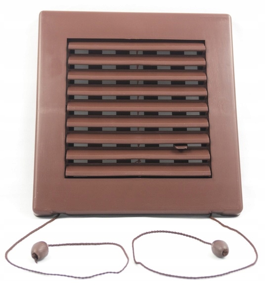 Vetracia mriežka - VENTILAČNÁ Mriežka s uzáverou 14x14 HNEDÁ