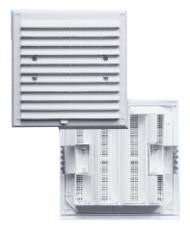 Vetracia mriežka - VENTILAČNÁ Mriežka s uzáverou 175 * 215 mm BIELA