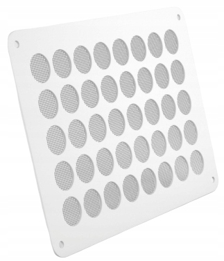 Vetracia mriežka - VENTILAČNÁ Mriežka kovová 14x21 - BIELA farba