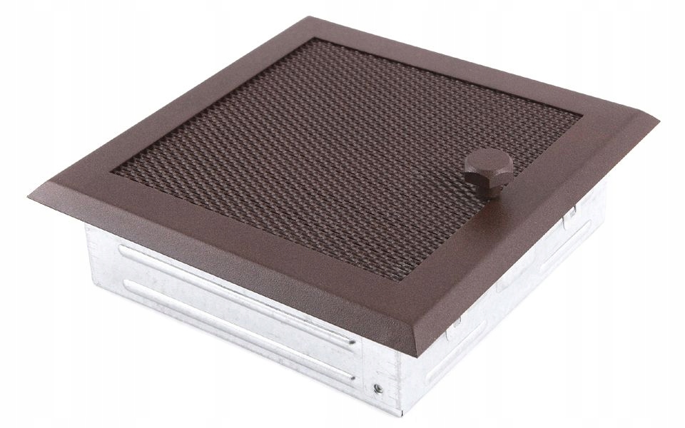 16x16 hnedá vetracia GRILLE s uzáverom