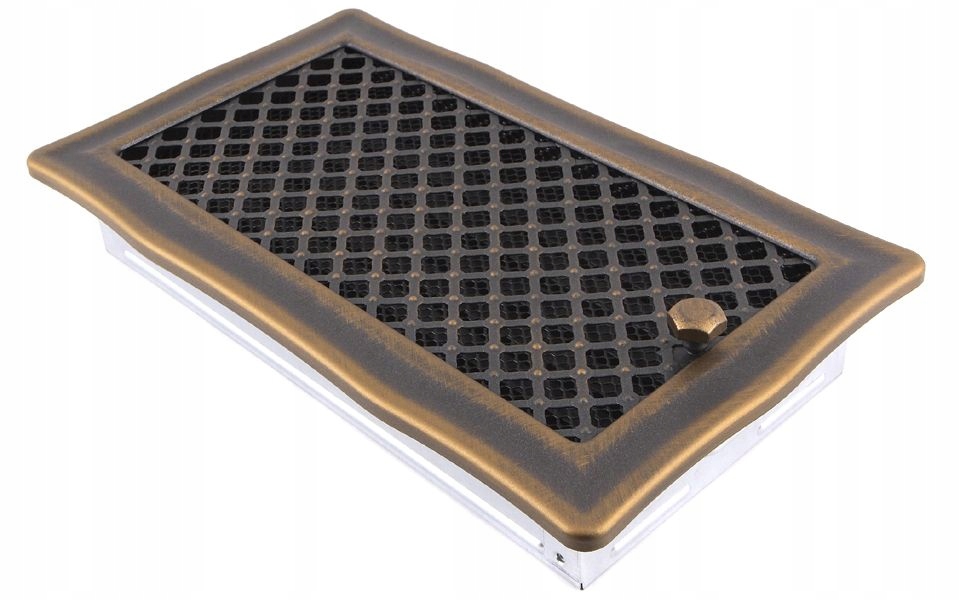 DECO ventilačná GRIL 16x32 zlatá s uzáverom