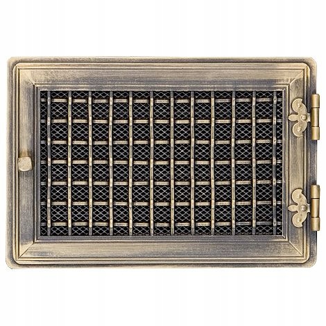 ŠTÝLOVÁ ventilačná GRIL 21x32 zlatá s uzáverom