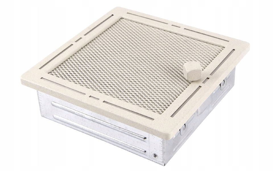 TREND ventilačná GRILLE 16x16 krémová s uzáverom