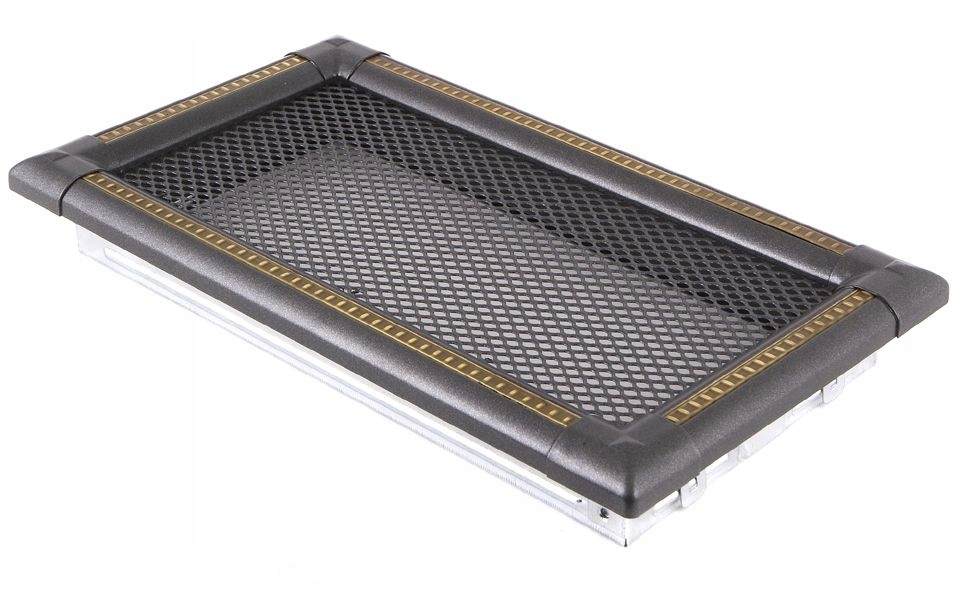 Krbová ventilácia GRILLE 16x32 grafitová mosadz