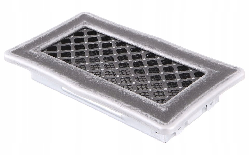DECO krbová vetracia mriežka 10x20 strieborná