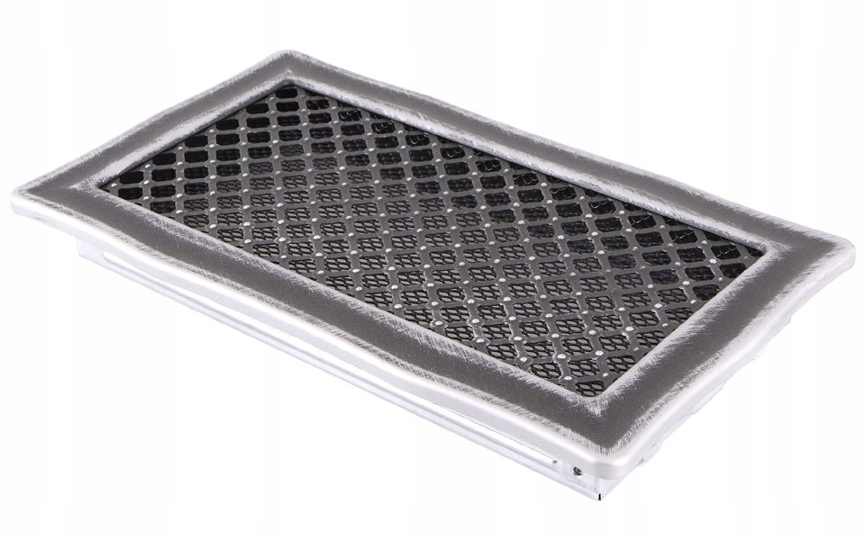 DECO krbová vetracia mriežka 16x32 strieborná