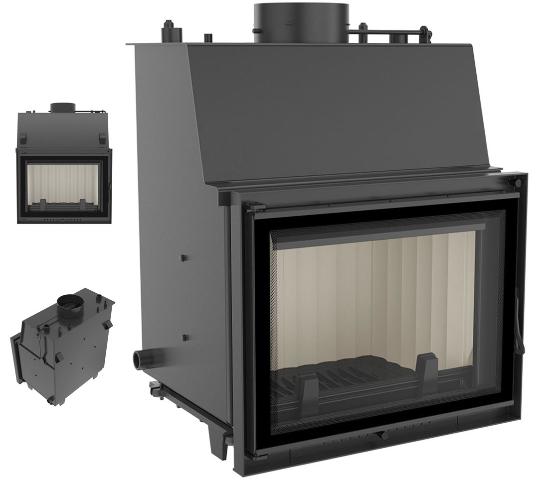 Krbová vložka - Krb Zuzia Deco 15 kW s vodným plášťom