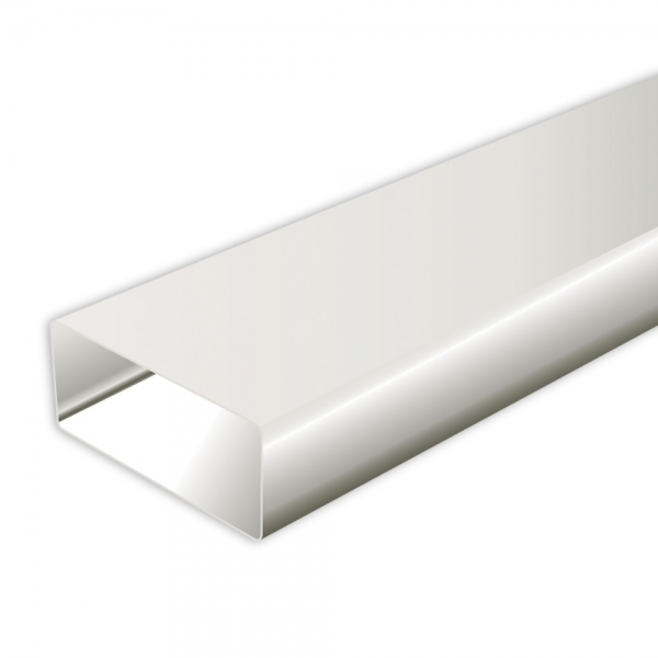 Obdĺžnikové plastové potrubie 220x90 mm L = 1m; sym. 910