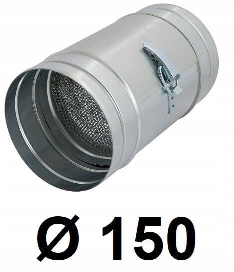 Kanálový vzduchový filter kovový 150 [mm]