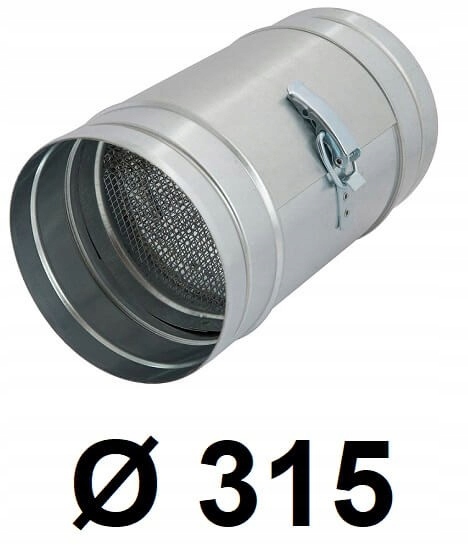 Kanálový vzduchový filter kovový 315 [mm]