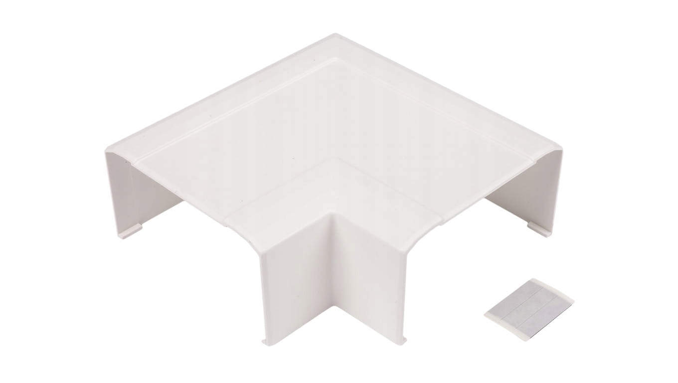 Nastaviteľný plochý uhol 130 × 70 mm BRN 70130 biela G12