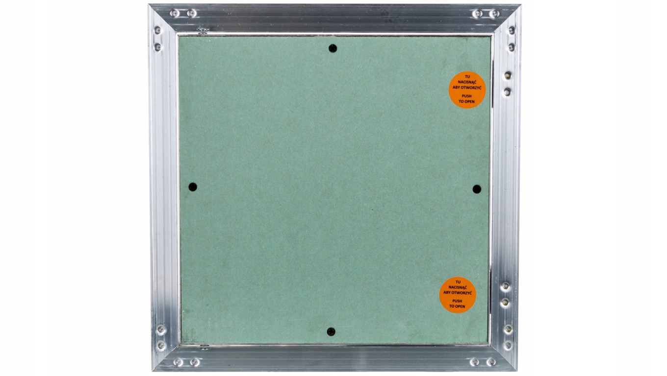 Ventilátor – Hliníkový revízny kryt 300 × 300 × 12,5 mm KRAL10