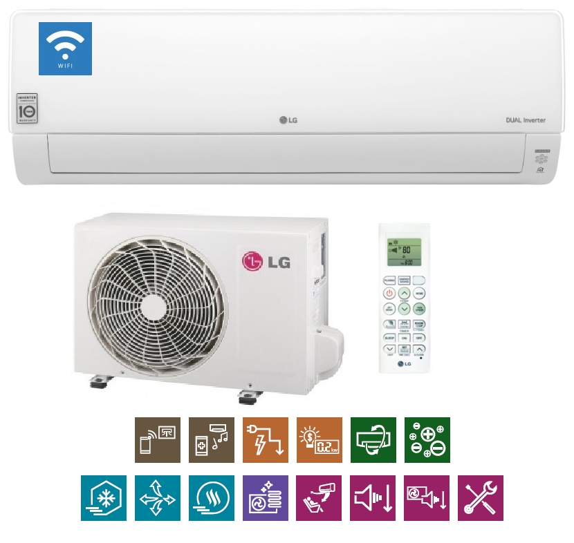 Klimatizácia LG Deluxe 5 kw s Wifi