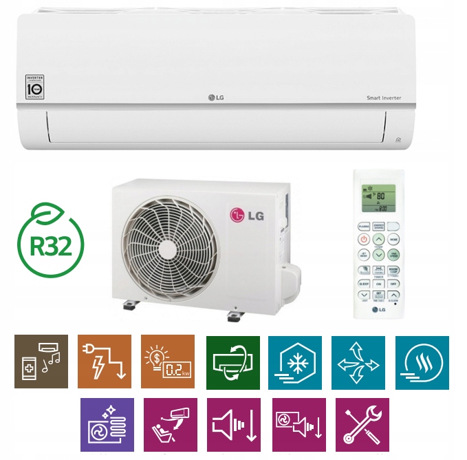 Klimatizácia LG Standard S09EQ 2,5 kw