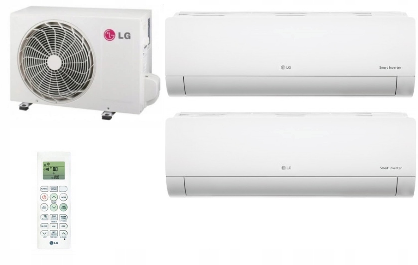 Klimatizácia Multi Split LG Deluxe 2x 2,1 kw WIfi