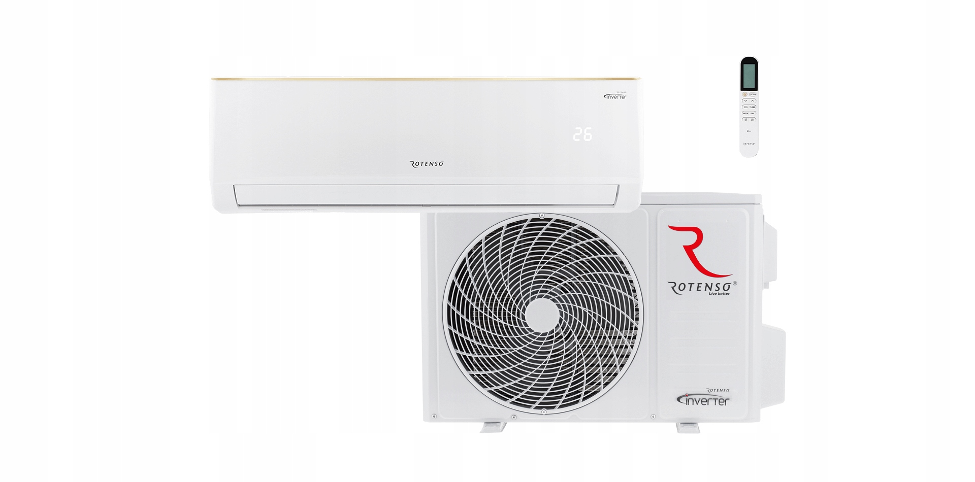 Klimatizácia ROTENSO Roni 2,6 kW s montážou