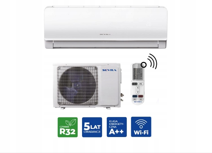 Klimatizácia Sevra Comfort 7Kw montáž Katowice