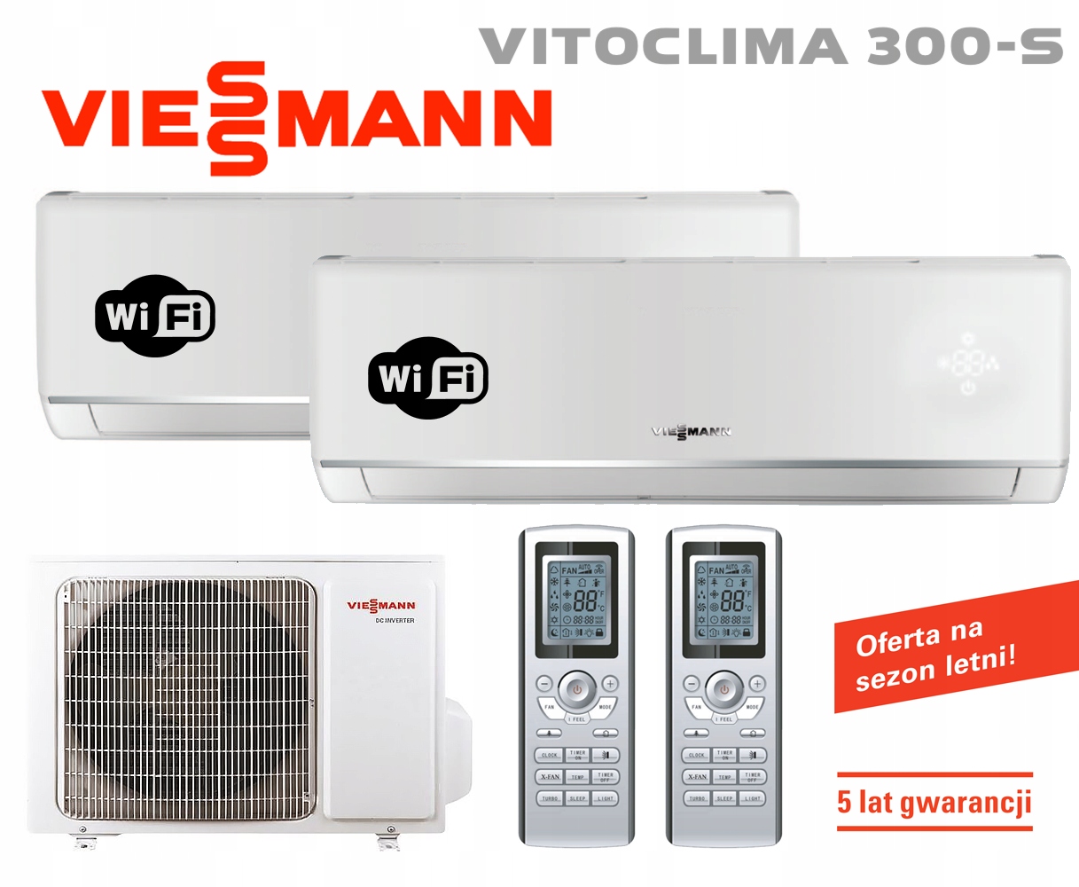 Klimatizácia Viessmann Vitoclima 300-S 7kw inštalácia