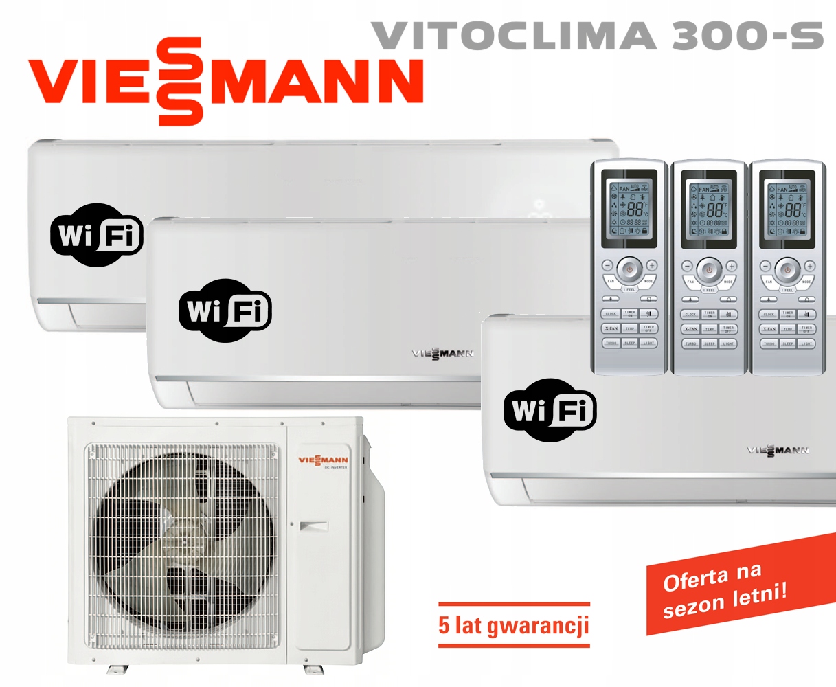 Klimatizácia Viessmann Vitoclima 300-S 8kw inštalácia