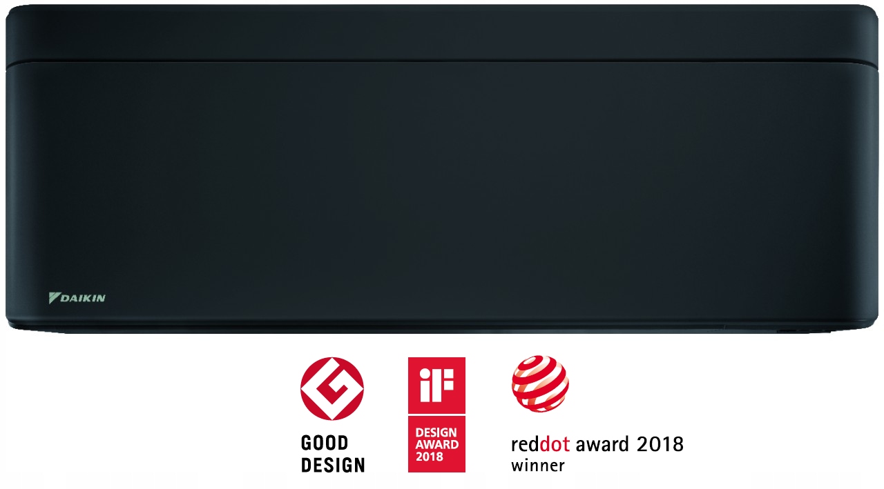 Štýlová čierna klimatizácia Daikin FTXA35BB 3,4 kW