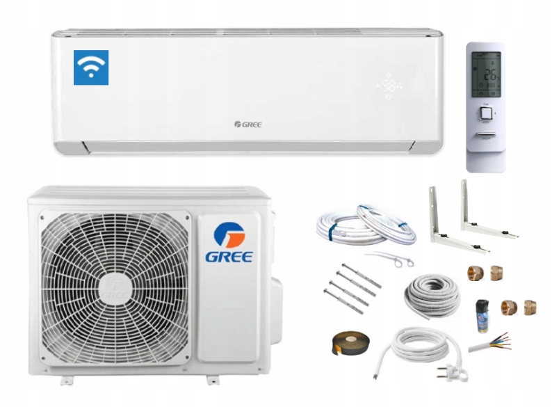 Klimatizácia GREE AMBER PRESTIGE 5,3kW LG + sada
