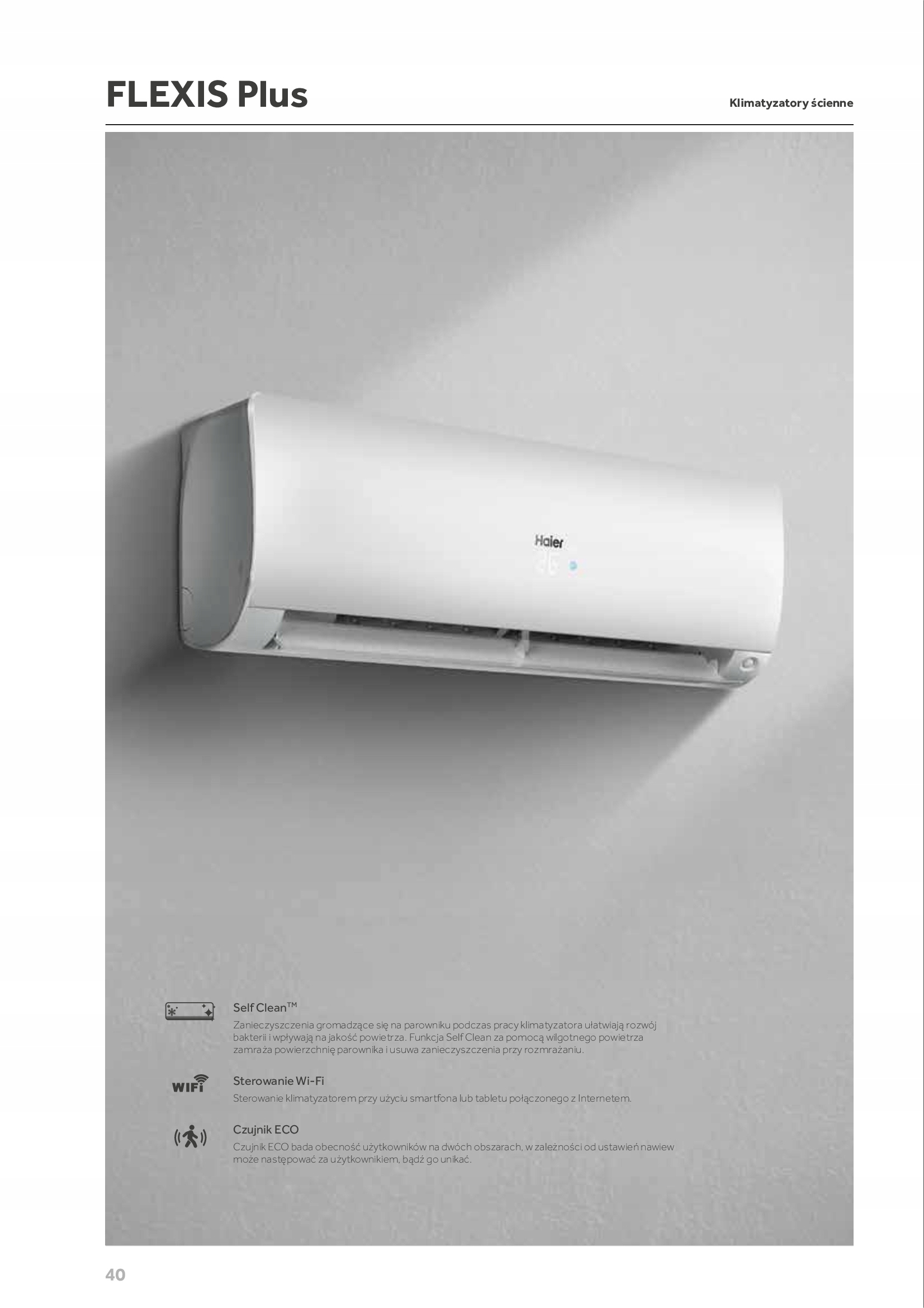 Klimatizácia Haier Flexis White Matt 3,5 kW + MONTÁŽ
