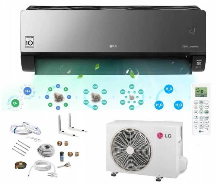 Klimatizácia LG Artcool 3,5kW AC12BQ R32 + el. Montáž