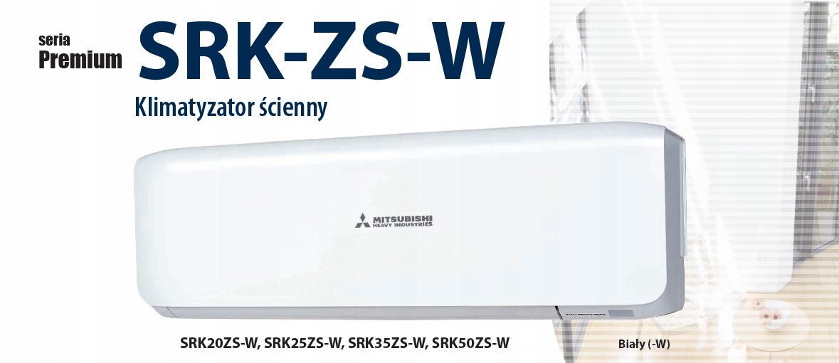 Klimatizácia Mitsubishi Pemium SRK20ZS-W 2kW 20M2