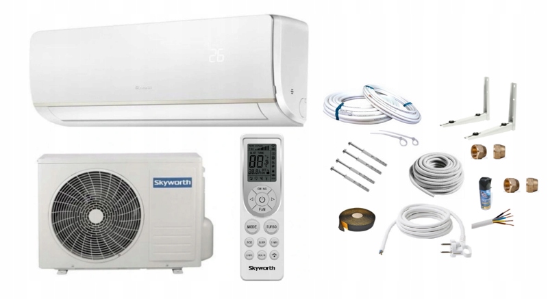 Klimatizácia Skyworth Delfin 5,3kW + montážna sada