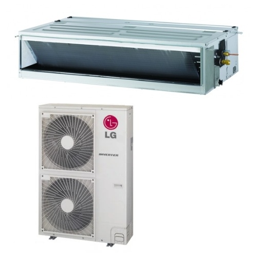 Kanálová klimatizácia LG priemerný tlak 13,4 kW