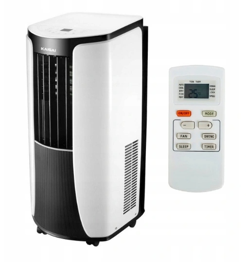 Prenosná klimatizácia silná 2,6 kW, tichá