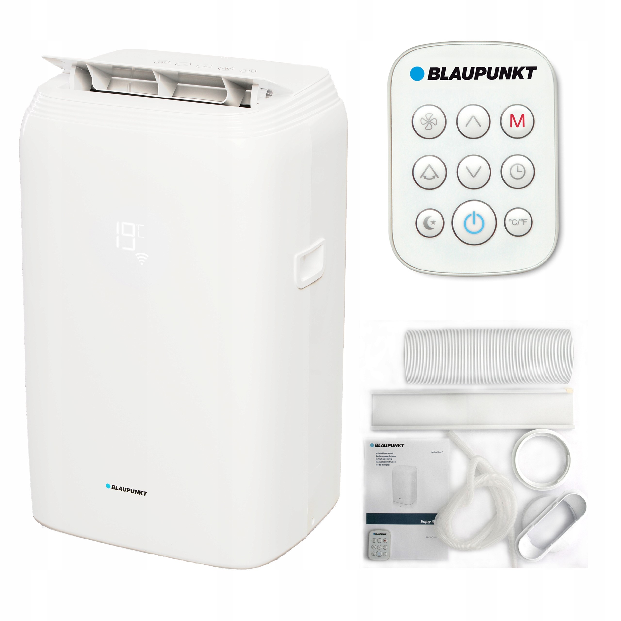 Prenosná klimatizácia BLAUPUNKT 3,2kW WiFi 4v1
