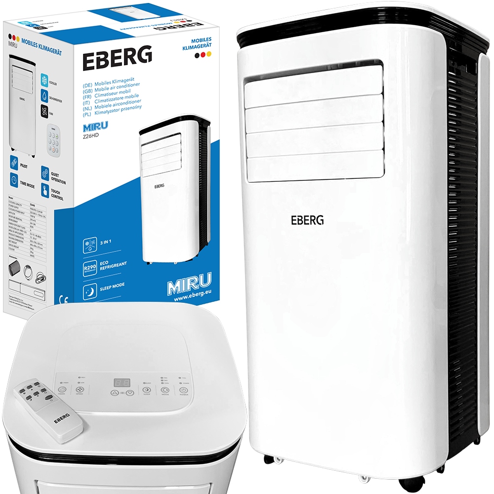 Prenosná klimatizácia EBERG MIRU E26HD ECO odvlhčuje