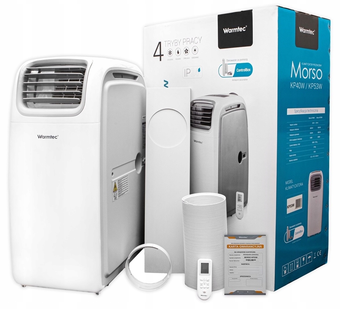 Prenosná klimatizácia Warmtec Morso KP53W s Wi-Fi