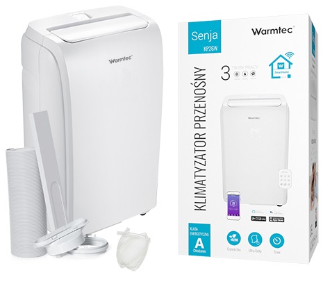 Prenosná klimatizácia Warmtec Senja KP26W s Wi-Fi