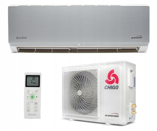 Nástenná klimatizácia CHIGO Silver Steel 2,6kW
