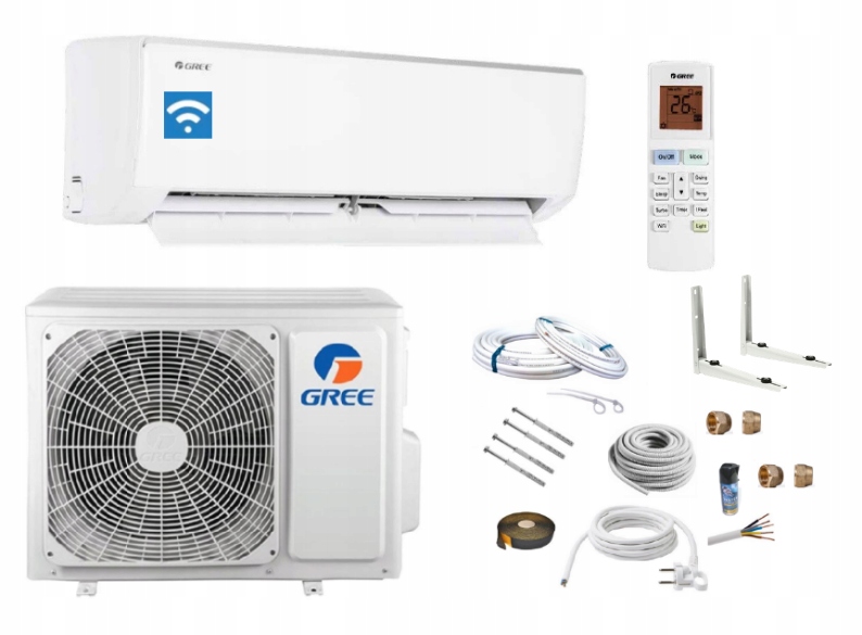 Nástenná klimatizácia GREE BORA 2,5kW LG + sada