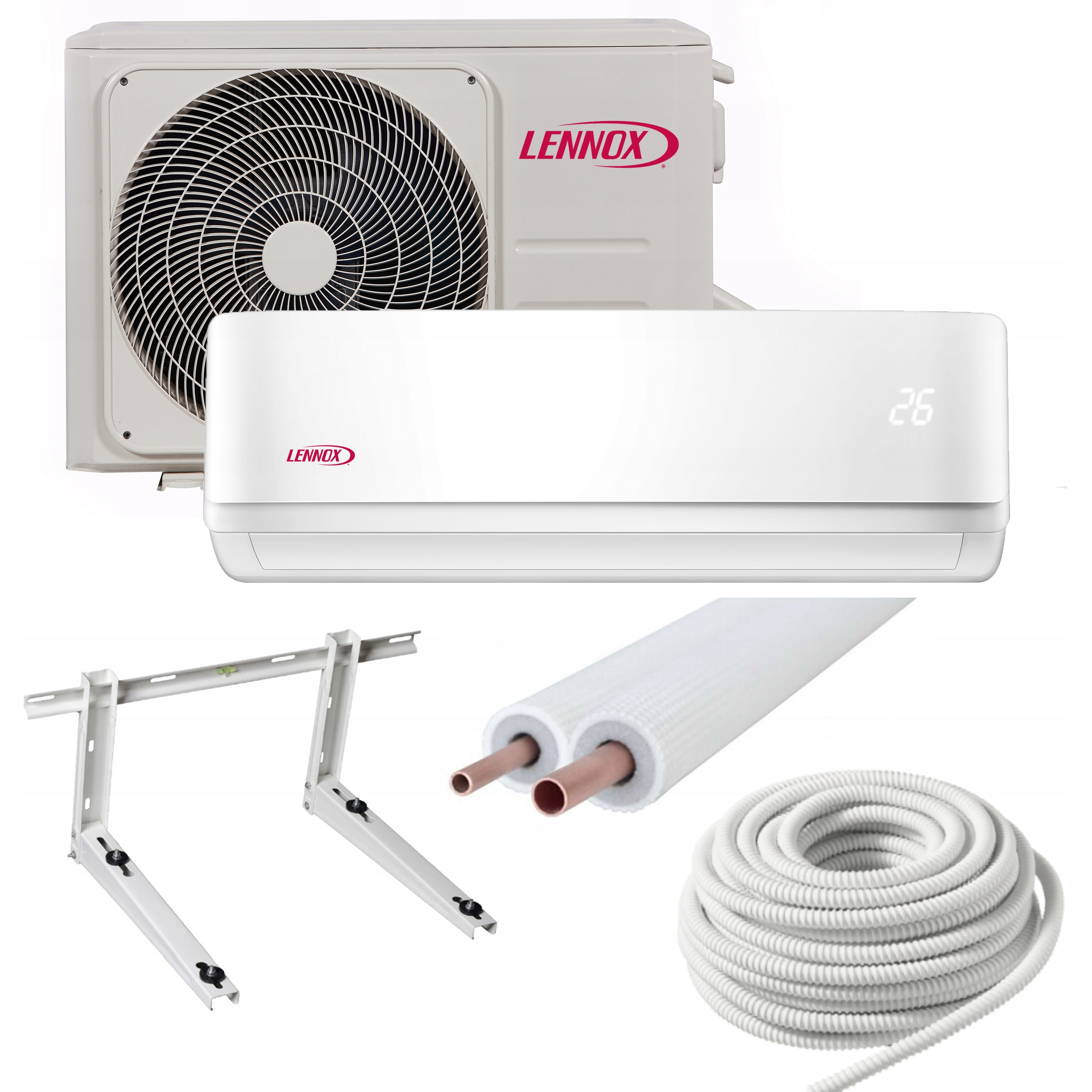 Nástenná klimatizácia LENNOX 2,5kW R32 sada 5 v 1