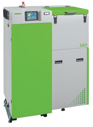 Kompaktný kotol SAS 10kW na ekologické hrachové uhlie