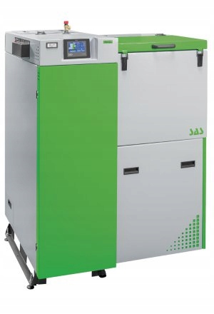 Kotol SAS SOLID 25 kW na ekologické hrachové uhlie