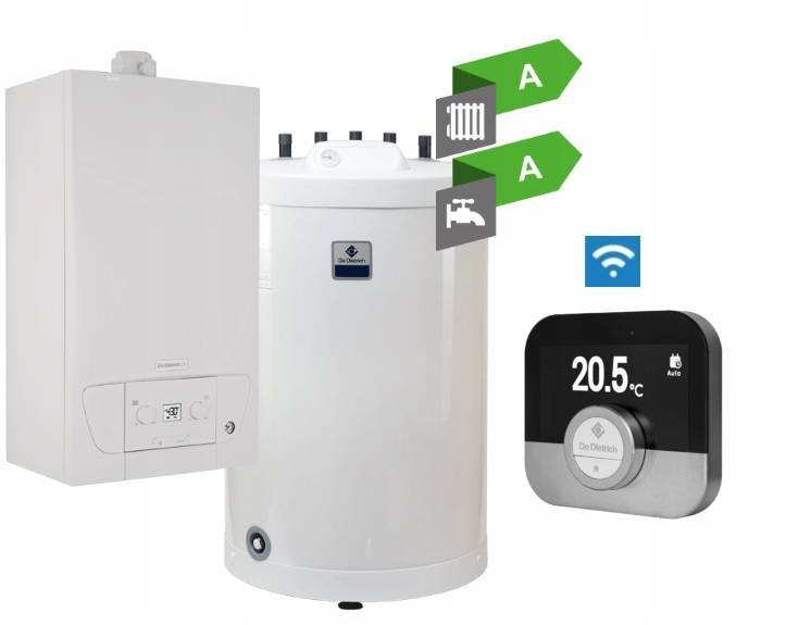 DE DIETRICH MCR HOME 24T plynový kotol + teplá voda + wifi