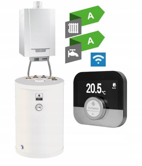 WiFi plynový kotol DE DIETRICH MCR3 evo 24T / SRK100