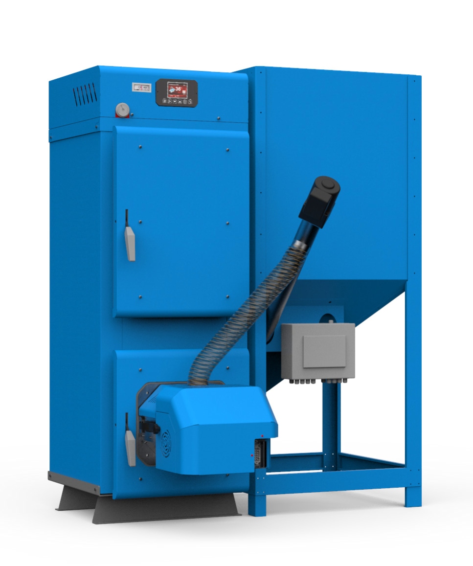 Kotol na pelety EKOPLEX 20kW s hydraulickým systémom