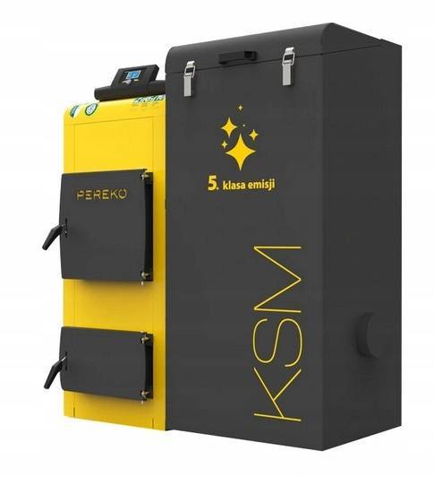 Kotlová pec na ekologické hrachové uhlie PEREKO série KSM 22 kW